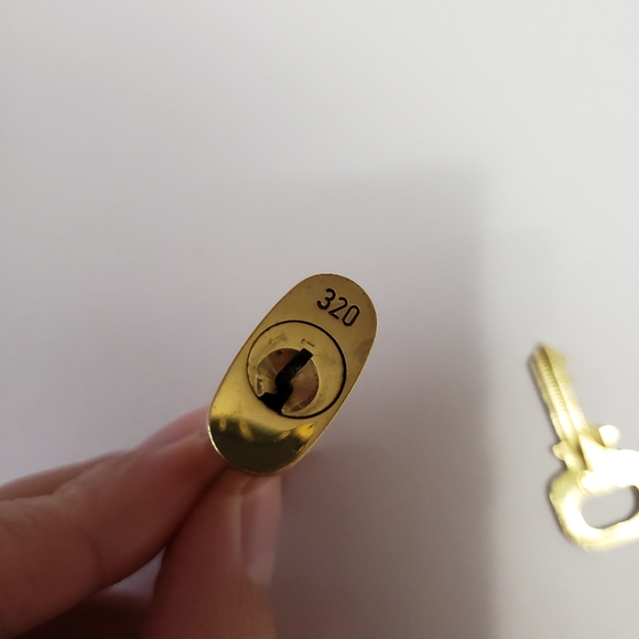Louis Vuitton Gold Padlock with Key - Picture 7 of 12